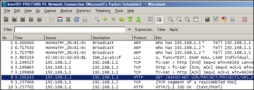 Wireshark QTR TOPy[W3